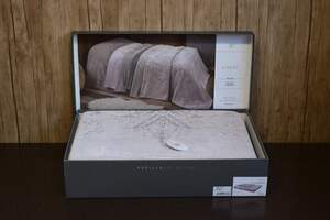 Велюрове покривало плед на ліжко Pupilla Violet 220х240