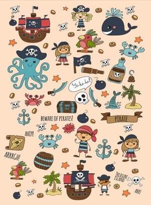 Коврик в детскую комнату Chilai Home Pirate 100*160