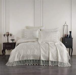 Жакардне покривало на ліжко Decomila zelen 240х260