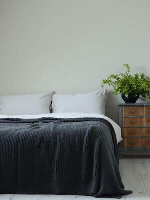 Покрывало на кровать Betires Bristol anthracite 220x240 Покрывало на кровать Betires Bristol anthracite 220x240