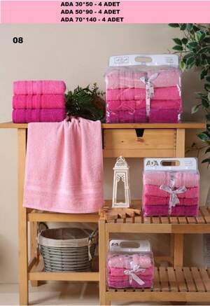 Набір махрових рушників 4 шт