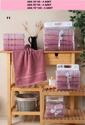 Набір махрових рушників 4 шт