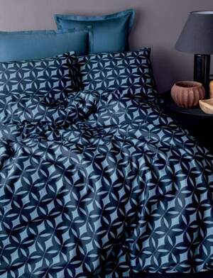 Постільна білизна Сатин Issimo home Mondo blue