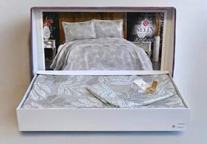 Покривало на ліжко Selin 230х250 Reyhan grey