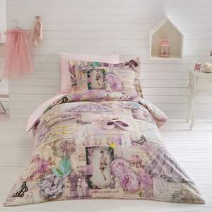 Підліткова постільна білизна Tivolyo Home Balerin Делюкс сатин