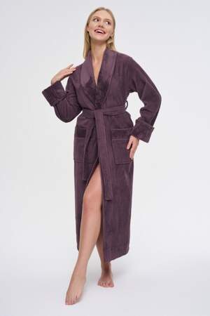Халат махровий жіночий довгий Nusa 3873