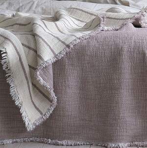 Муслінове покривало на ліжко LA MODNO Magic beige 230x250