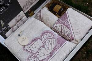 Набір махрових рушників La Maison Nola Pudra з ароматом