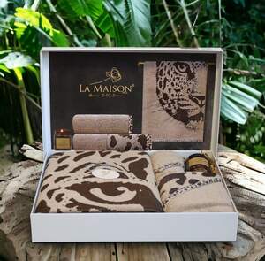 Набір махрових рушників La Maison Tigle Kahve з ароматом