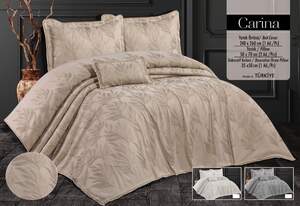 Покривало на ліжко Kayra 240х260 Carina Cappuccino