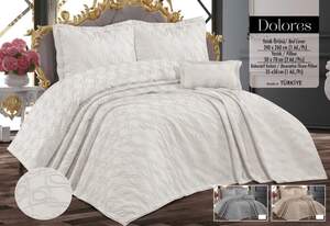 Покривало на ліжко Kayra 240х260 Dolores Cream