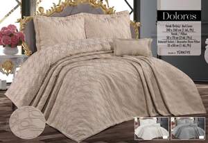 Покривало на ліжко Kayra 240х260 Dolores Cappuccino