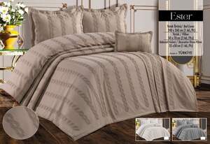 Покривало на ліжко Kayra 240х260 Ester Cappuccino