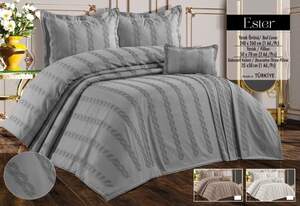 Покривало на ліжко Kayra 240х260 Ester Grey
