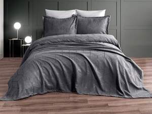 Покривало на ліжко Modabox 240x260 Ferda Antrasit