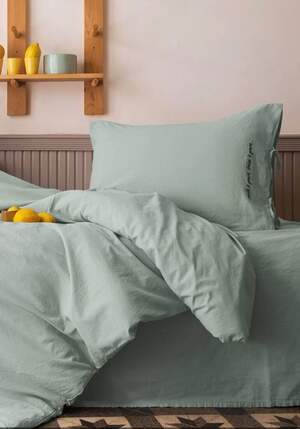 Полуторное постельное белье Issimo home Dreamers Poplin Blue Полуторное постельное белье Issimo home Dreamers Poplin Blue