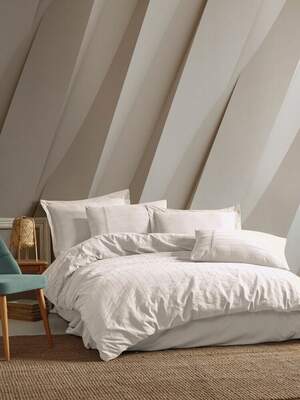 Постільна білизна ранфорс Saheser Jasmin Krem