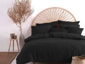 Постільна білизна бавовна LIMASSO Black Постільна білизна бавовна LIMASSO Black