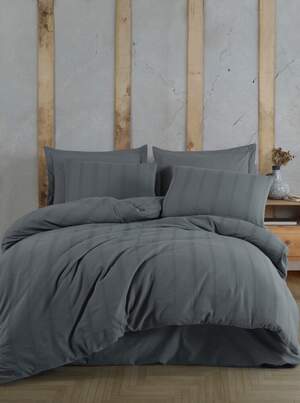 Постільна білизна муслін Saheser Aura Antrasit