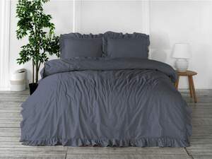 Постельное белье хлопок LIMASSO natural grey