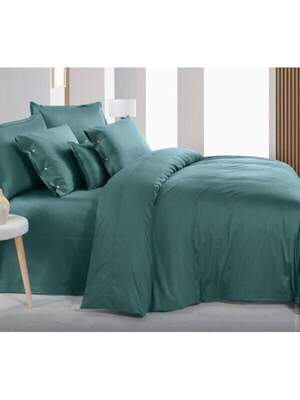 Постільна білизна Sarev Monochrome green делюкс сатин 300TC