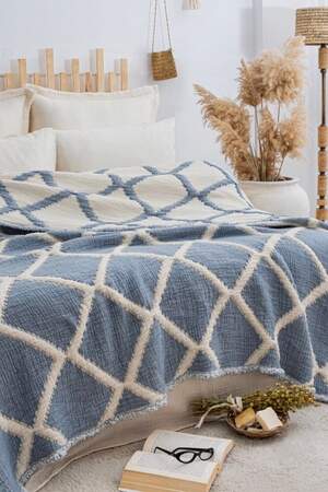 Муслиновое покрывало на кровать Saheser Savio 160х240