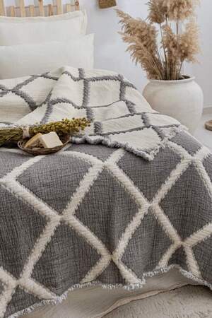 Муслиновое покрывало на кровать Saheser Savio 160х240