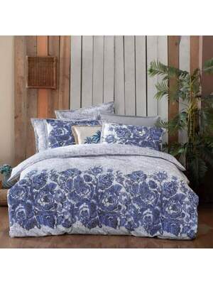 Фланелевое постельное белье Sarev Elfida mavi
