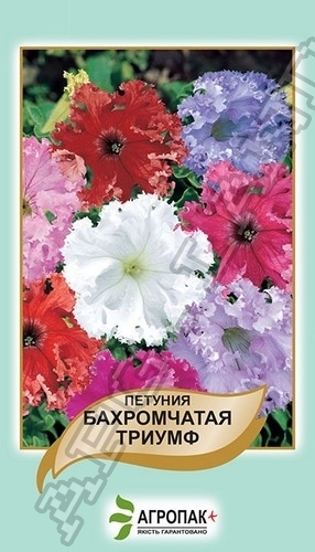 Петуния бахромчатая Триумф, смесь - 50 семян,А