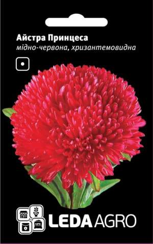 Астра Принцесса медно-красная, хризантема. 0,2г. L Астра Принцесса медно-красная, хризантема. 0,2г. L