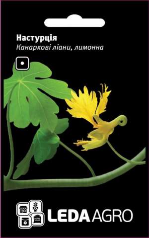 Настурция Канарковые Лианы, лимонная 0,5г.  L Настурция Канарковые Лианы, лимонная 0,5г.  L