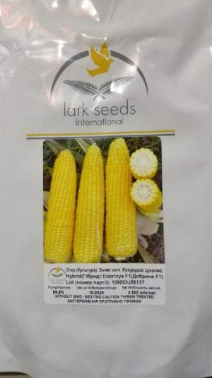 Кукуруза Добрыня F1 25 000 семян. (Lark Seeds) Кукуруза Добрыня F1 25 000 семян. (Lark Seeds)