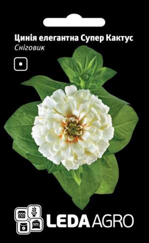 Циния Снеговик, Супер Кактус 0,3г.  L