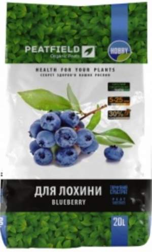 Субстрат для голубики 20л PEATFIELD Субстрат для голубики 20л PEATFIELD
