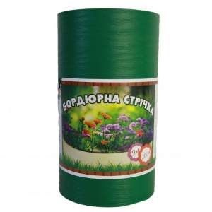 Бордюрная лента зеленая 200*0,5*9000мм