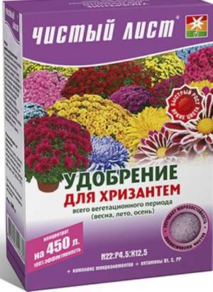 Удобрение Чистый Лист для хризантем 300г. (Kvitofor) Удобрение Чистый Лист для хризантем 300г. (Kvitofor)