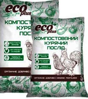 Компостированный куриный помет 6л ECO PLUS Компостированный куриный помет 6л ECO PLUS