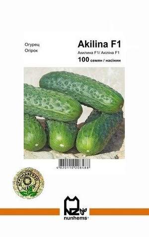 Огірок Акіліна F1 - 100 насінин А (Nunhems) Огірок Акіліна F1 - 100 насінин А (Nunhems)