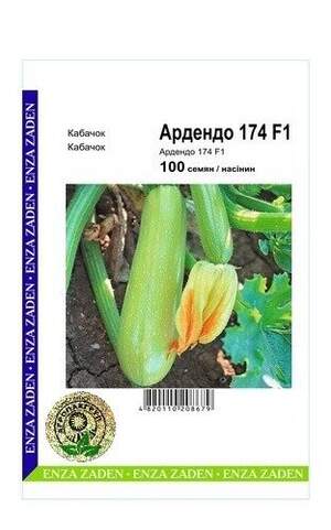 Кабачок Ардендо 174 F1 - 100 насінин А (Enza Zaden) Кабачок Ардендо 174 F1 - 100 насінин А (Enza Zaden)