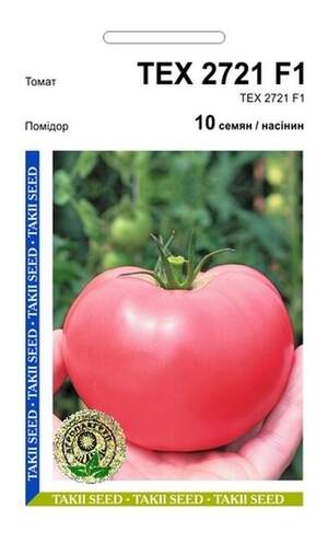 Томат Тех 2721 F1 - 10 насінин А (Takii) Томат Тех 2721 F1 - 10 насінин А (Takii)