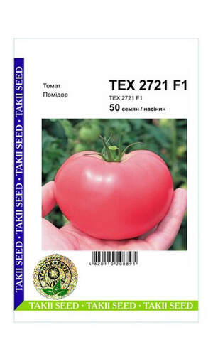 Томат Тех 2721 F1 - 50 насінин А (Takii) Томат Тех 2721 F1 - 50 насінин А (Takii)