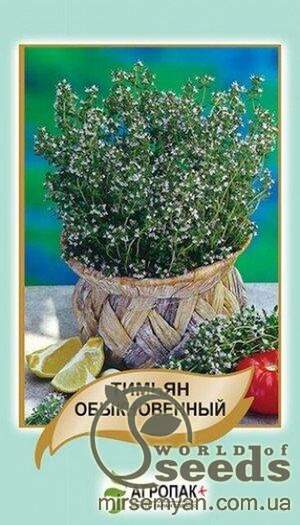 Чебрець звичайний - 0,1 г А Чебрець звичайний - 0,1 г А