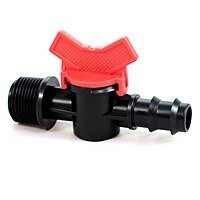 Кран Стартовий Зовнішнє різьблення 3/4 длч садової трубки 16MM Кран Стартовий Зовнішнє різьблення 3/4 длч садової трубки 16MM