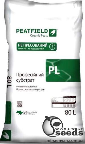 Субстрат торф'яний PL-3, 80 л PEATFIELD Субстрат торф'яний PL-3, 80 л PEATFIELD