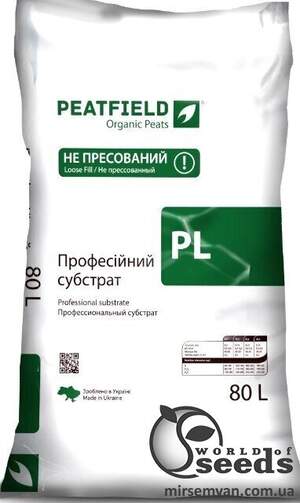 Субстрат торф'яний PL-4, 80 л PEATFIELD Субстрат торф'яний PL-4, 80 л PEATFIELD