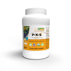 Удобрения ГроГрин Гель P-K-S 7-47-44+4.5 CaO+13.7SO3+TE 5 кг Удобрения ГроГрин Гель P-K-S 7-47-44+4.5 CaO+13.7SO3+TE 5 кг