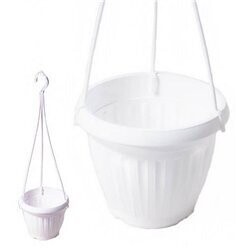 Вазон Бутон с подвесом D155 белый